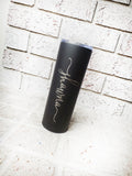 Custom 20 oz tumbler with name, laser engraved personalized cups, Bridal Party Drinkware, Bridal Party Gift