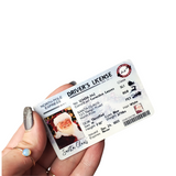 Santa License Christmas Surprise, Metal License for Santa, Christmas Eve, I caught Santa