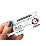 Santa License Christmas Surprise, Metal License for Santa, Christmas Eve, I caught Santa