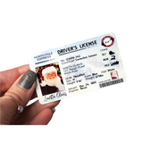 Santa License Christmas Surprise, Metal License for Santa, Christmas Eve, I caught Santa