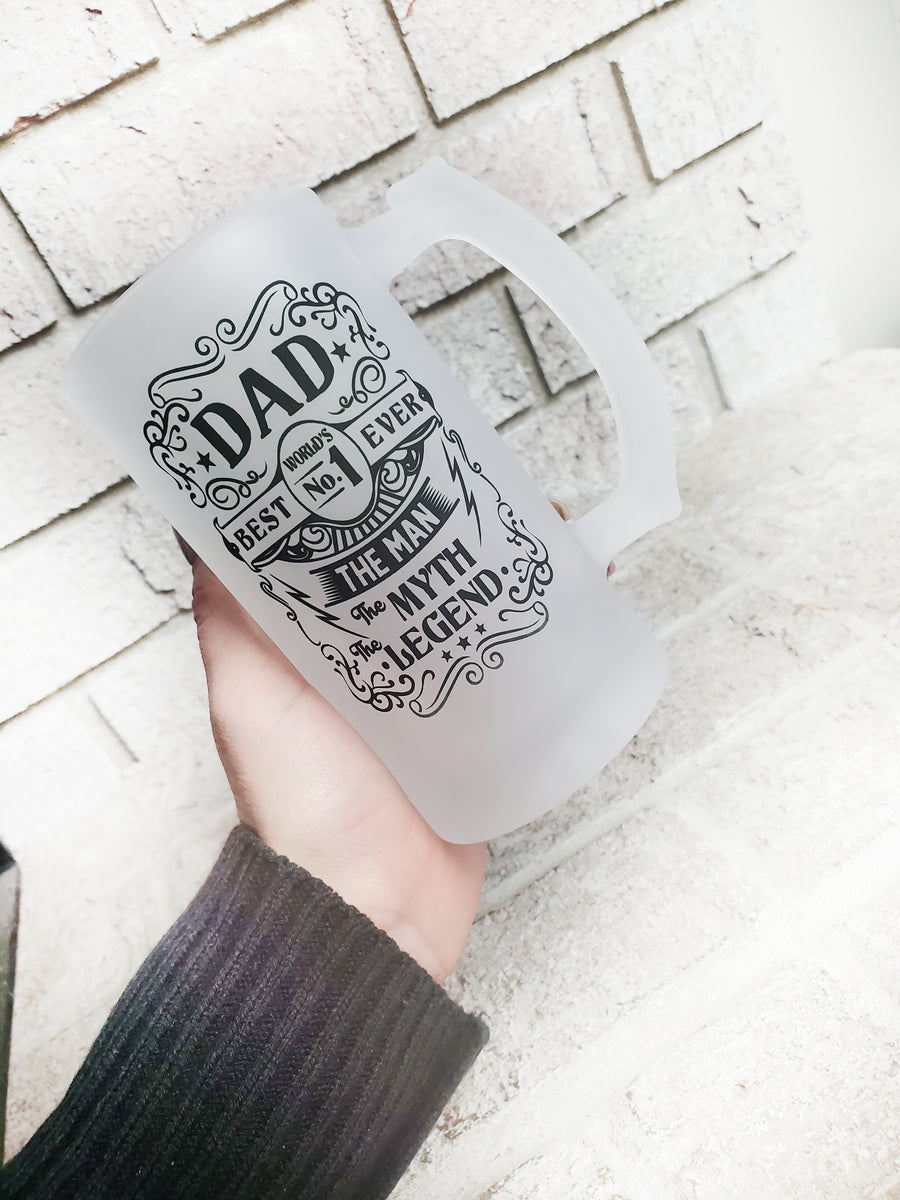 SoHo Insulated Beer Mug GRANDPA THE MAN THE MYTH THE LEGEND - Encased