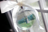 Our First Christmas photo ornament globe, Round glass ornament with picture, First married Christmas keepsake ornaments, Mr & Mrs globe