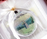 Our First Christmas photo ornament globe, Round glass ornament with picture, First married Christmas keepsake ornaments, Mr & Mrs globe