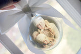 Family Photo Ornament, Custom ornament with picture, round Glass picture ornament, Annual family ornament, First Christmas ornament with pic