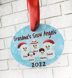 Grandma's Ornament, Personalized Grandma Ornament, Grandkid ornament