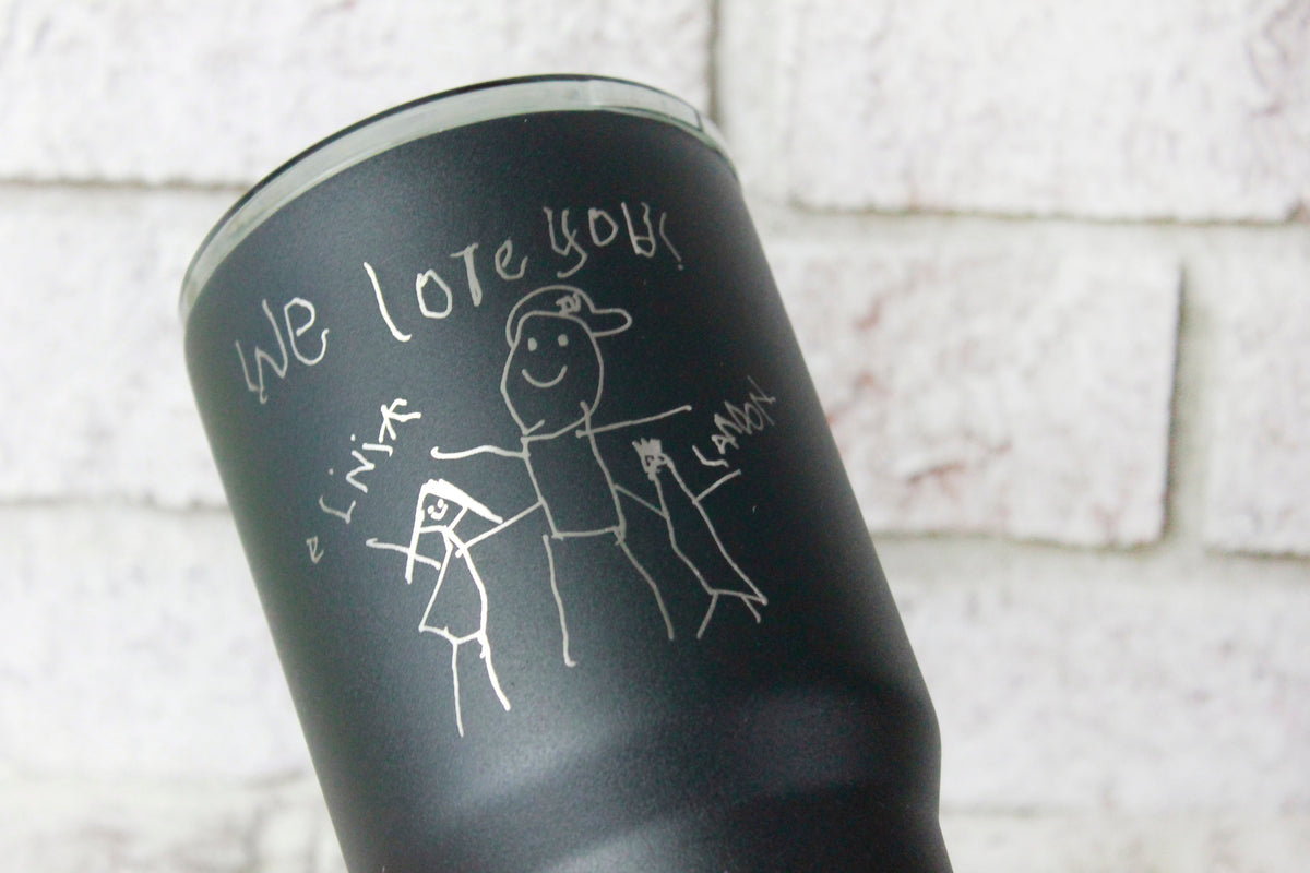 Dad Personalized Engraved Tumbler With Kids Names, Stainless Cup, Gift For  Him – 3C Etching LTD