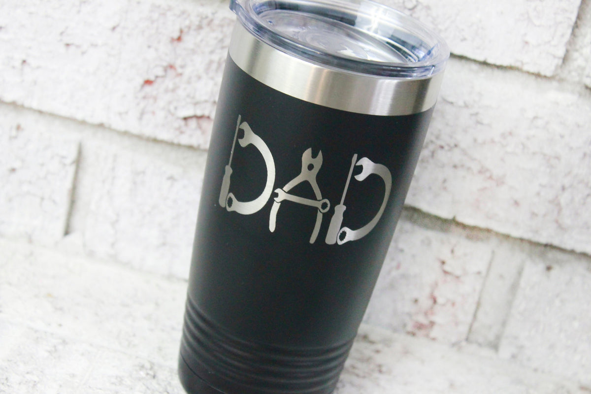 Spill Proof Tumbler, Personalized Travel Tumbler 16oz, Father's
