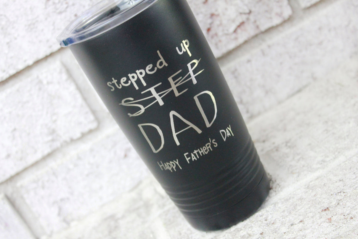 Bonus Dad Engraved YETI Tumbler  Engraved yeti, Yeti rambler tumblers,  Step dad gifts