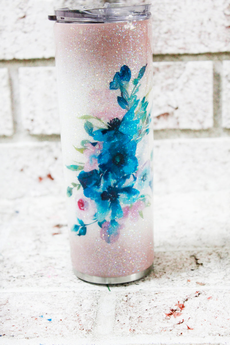 30 ounce glitter tumbler, teal glitter tumbler with truck, country roa –  GlitterGiftsAndMore