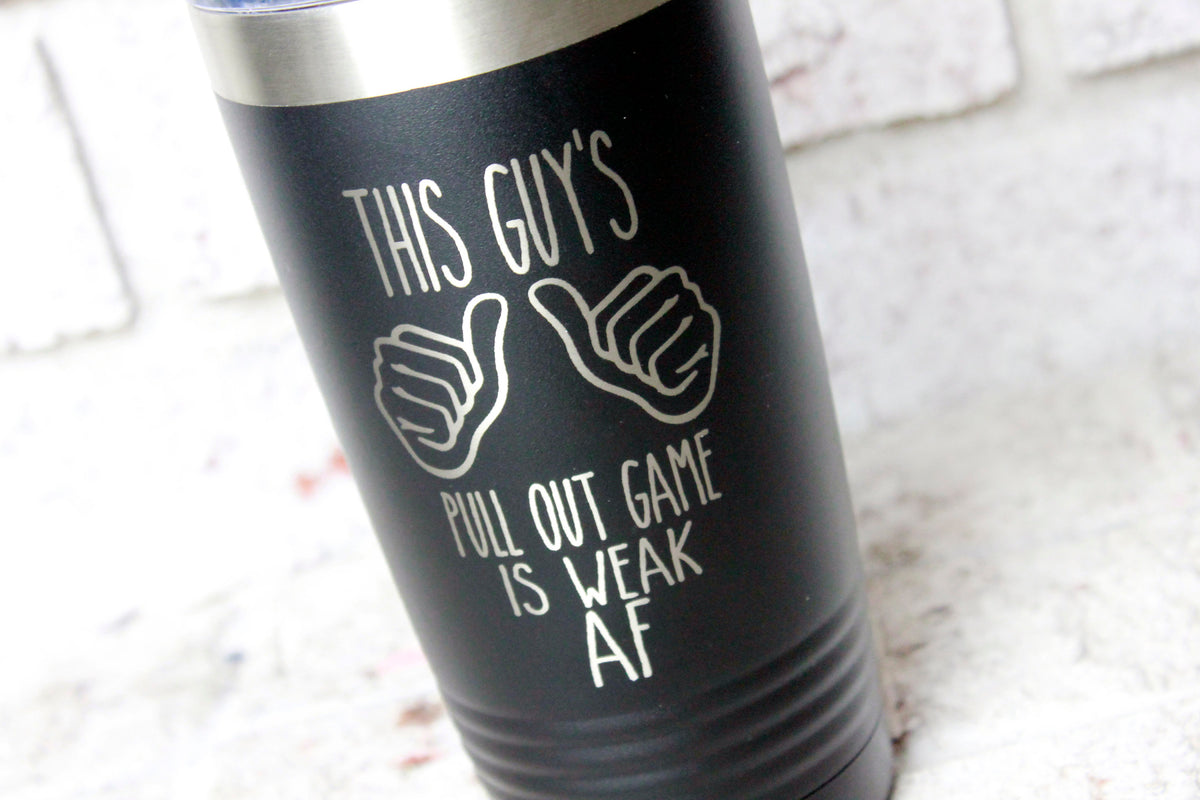 Funny Down & Dirty Football Spirit Ringed Tumbler - Groovy Guy Gifts