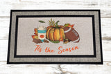 Fall and Football, Fall Door Mat, Porch Rug, Fall mats, front porch decor, Football porch rug, autumn rugs, front porch rug, custom door mat
