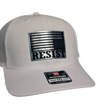 Resist Anti MAGA trucker hat - peaceful Protest white baseball hat - Protect the Constitution