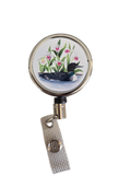 I Stand With Minneapolis Badge Reel – Minnesota State Bird Loon Retractable ID Holder – Local Pride Solidarity Accessory