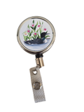 I Stand With Minneapolis Badge Reel – Minnesota State Bird Loon Retractable ID Holder – Local Pride Solidarity Accessory