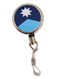 Minneapolis Solidarity Badge Reel – Constitutional Star Retractable ID Holder – Civic Pride Statement Accessory