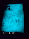 Boo Blue 1 Oz glow powder for glitter tumblers, epoxy additive glow powder, glow in the dark tumbler powder, blue glow powder
