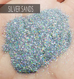 Silver Sand Extra fine Glitter Epoxy Additive, Powder Glitter for Epoxy