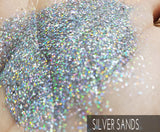 Silver Sand Extra fine Glitter Epoxy Additive, Powder Glitter for Epoxy