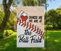 At the Ball Field Flag, Baseball garden flag, baseball season, youth sports, baseball garden flag, baseball family, spring garden flag