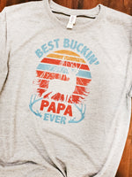 Best buckin papa ever, fathers day gift, father's day, best grandpa ever, hunting grandpa shirt, pap shirts, best pap shirts, gifts for him