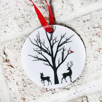 Cardinal Christmas Ornament, In memory Ornament, Remembrance, Red Cardinal at Christmas