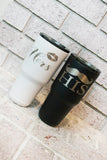 His and Hers coffee tumblers, bride and groom gifts, mr and Mrs gift ideas, newlywed coffee mugs, travel tumblers, laser etched gifts