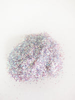 Playful purple polyester glitter, light purple glitter, .015 hex glitter, lavender glitter for tumbler, affordable glitter for making cup