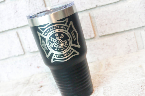 Give Me Coffee Black Tumbler 20oz - Fire Department Coffee