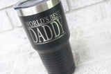 Best Daddy custom coffee mug, world's best daddy, father's day gifts, new dad gifts, laser etched gift, gifts for him, custom business logo