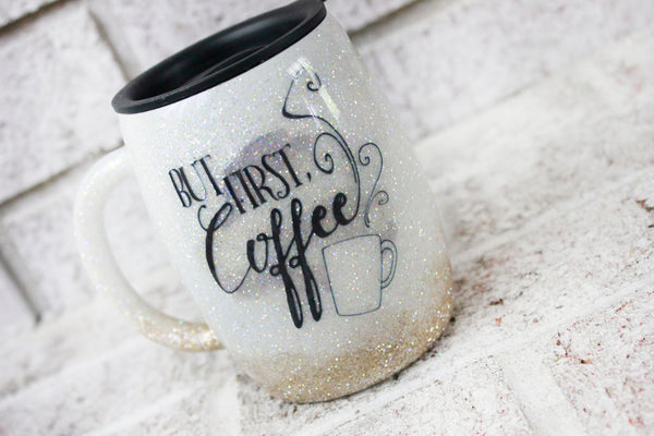Gifts for mom glitter tumblers, mothers day gift ideas, custom glitter  cups, yellow glitter travel cups, coffee lover gifts, custom designs