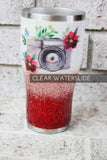 Camera Waterslide decal for Glitter Tumblers, ready to use waterslide decals, clear waterslide for tumblers, clear waterslide images for cup
