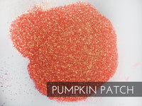 Pumpkin Patch .015 iridescent glitter, tumbler making glitter, tumbler making supplies, glitter for cup, orange glitter, iridescent orange
