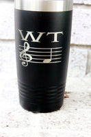 Band Lover gifts Ideas, Marching band travel tumblers, WTF, Musical scale, sheet music, Marching band cups, band teacher gift, teacher gift