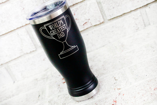 World's Greatest Dad Tumbler, 20 ounce insulated tumbler, Father's