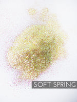 Soft Spring Light Yellow polyester glitter, .015 hex glitter, fine yellow glitter for tumbler, affordable and fast glitter for tumbler, poly