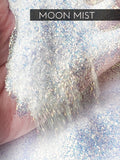 Moon Mist white glitter, iridescent white glitter, .015 fine glitter for tumbler making, glitter supplies, premium glitter affordable