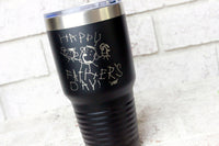 30 ounce custom drawing tumbler, gifts for dad from kids, personalized gift idea, handwritten gift, grandparent gift, kid's drawing gift
