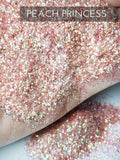 Peach Princess .015 iridescent glitter, tumbler making glitter, tumbler making supplies, glitter for cup, peach glitter, sherbert glitter