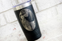 Photo Tumblers, 20 Oz Picture cup, Insulated travel tumblers, Gifts for Dad, hot and cold cups with pictures, gifts for grandparents