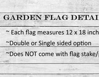 Ya Ya's Garden Garden Flag, Small yard Flag, Personalized garden flags, Gifts for Grandma, Custom Garden Flag, Garden Accessories, yard flag