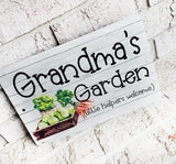 Grandma's vegetable Garden outdoor metal sign, Indoor/Outdoor metal yard signs, Grandma's veggie Garden, Little Helpers Welcome, Mothers day
