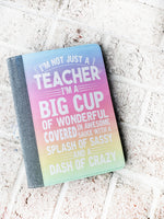 Teacher notebook, Notepad Teacher Gifts, Sassy notebook for teacher gift, Unique gifts for teacher, useful gifts, custom notepad for teacher
