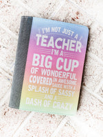 Teacher notebook, Notepad Teacher Gifts, Sassy notebook for teacher gift, Unique gifts for teacher, useful gifts, custom notepad for teacher