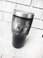 Custom Photo engraved tumbler, Grandparent gift idea, Photo keepsake gift, Father's day tumbler with picture, insulated tumbler, men gift