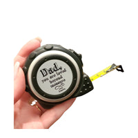 Custom Tape Measure, Gifts for him, 16 foot personalized measuring tape, custom father's day gifts, tools for dad, Loved beyond measure