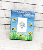 Grandma's reasons to bee happy, Grandchildren frame, frames for grandma, bee frames, Mother's day gift, grandparent gift, personalized frame