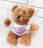 Prayer Bear Custom teddy, pray on it, over it, through it, Confirmation gifts for her, girl gifts for confirmation, custom plush bear