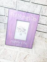 First Mother's Day Frame, Mommy and Me picture frame, mom and daughter frame, Mother's Day gift, Personalized Frame, Custom Picture Fame