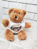 Birth announcement, Unique pregnancy announcement, Ultrasound teddy bear, personalized bear shirts, ultrasound keepsake, first bear