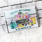 Mother's garden sign, Mom gifts, outdoor yard sign, Mother's are a gift, Garden of life, summer yard signs, metal sign, gardening gifts